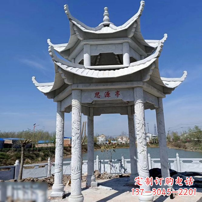 沈阳公园大理石凉亭