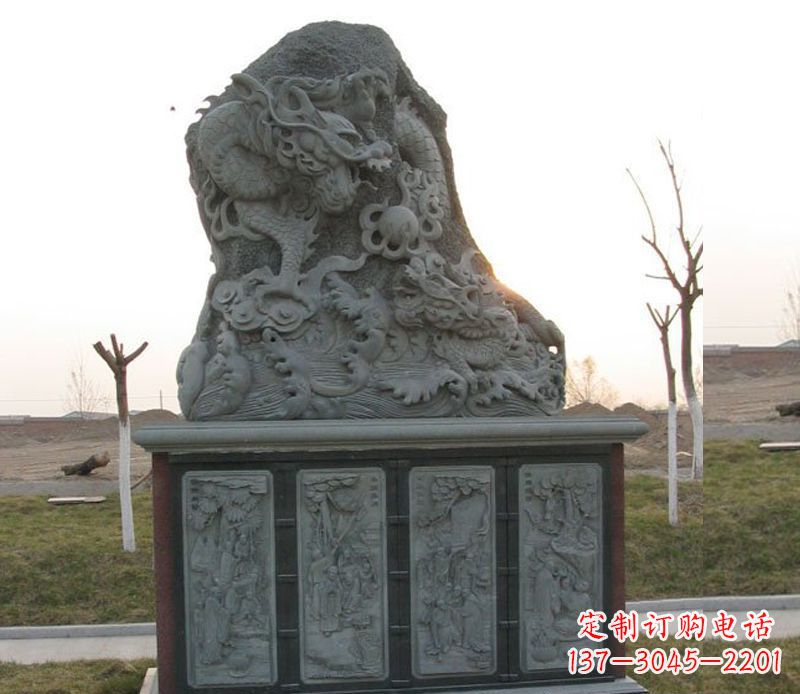 沈阳精美的大理石龙雕塑