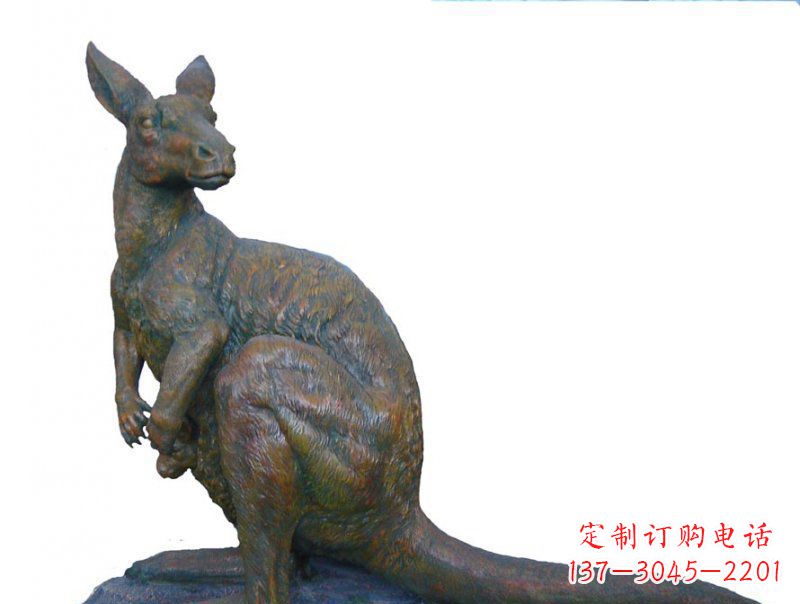 沈阳精致工艺铜袋鼠雕塑
