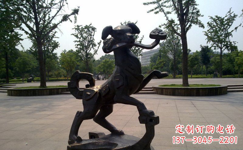 沈阳中领雕塑狗动物铜雕