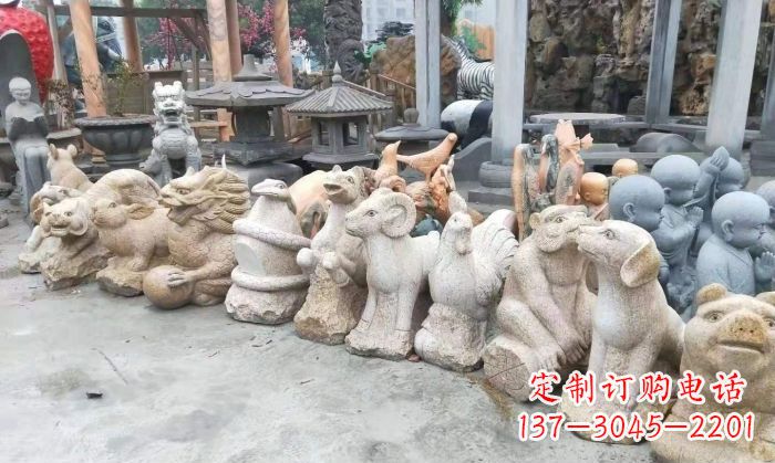 沈阳十二生肖动物雕塑