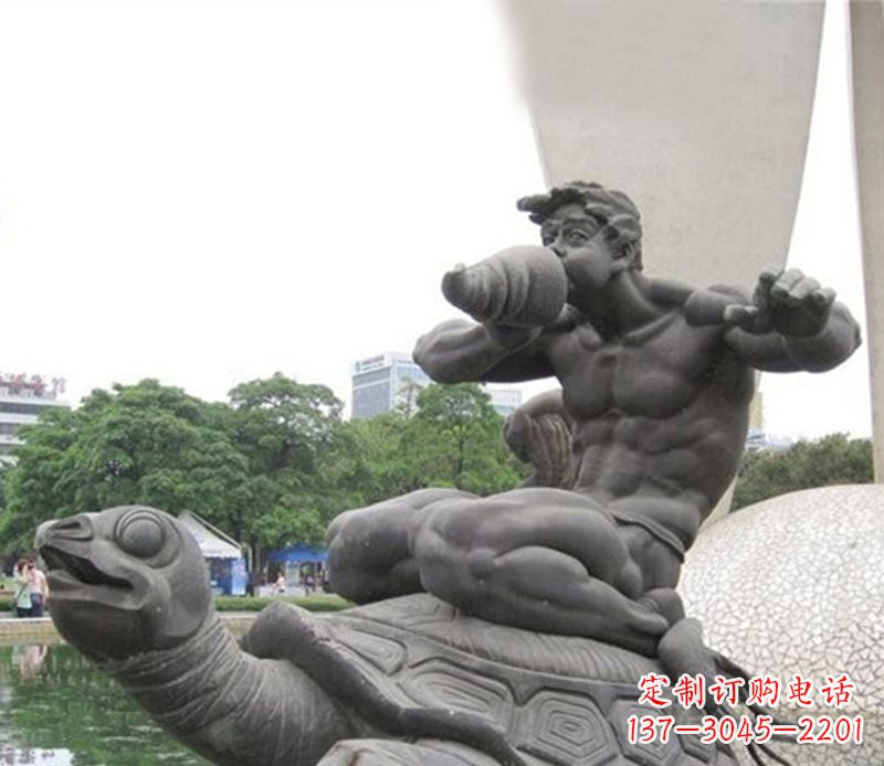 沈阳海龟雕塑,漫步沙滩时的自然之美
