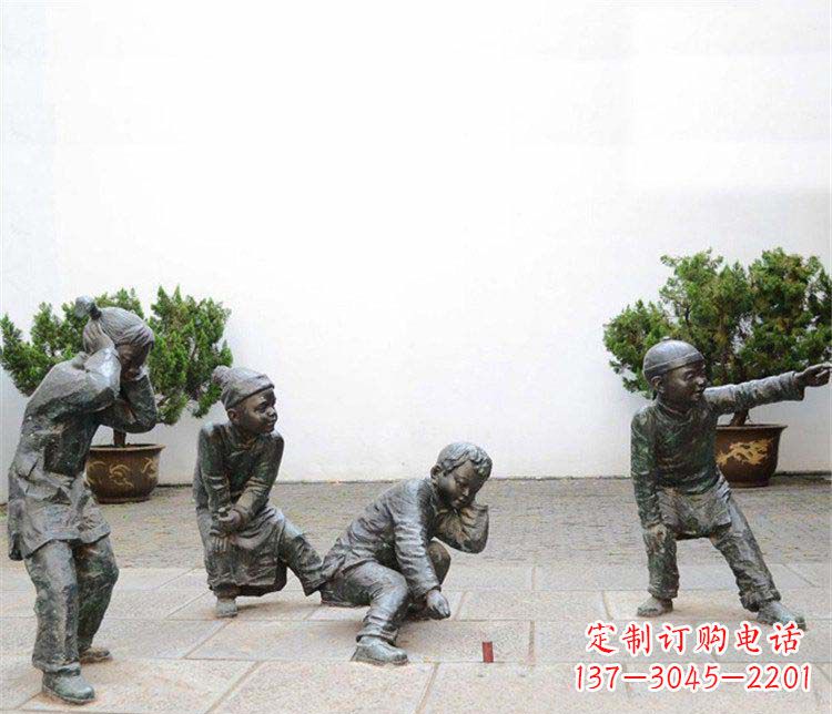 沈阳愉悦童年,珍藏宝贝铜雕小孩