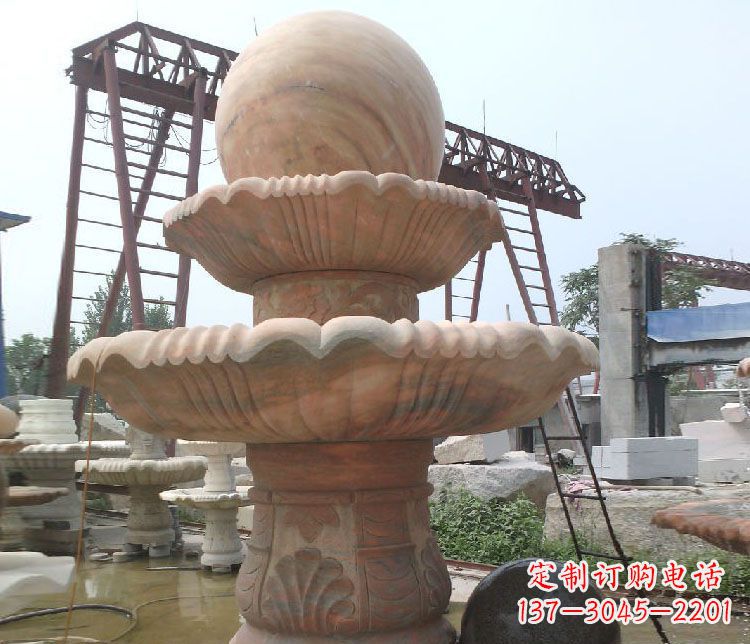 沈阳绚丽多彩的风水球雕塑