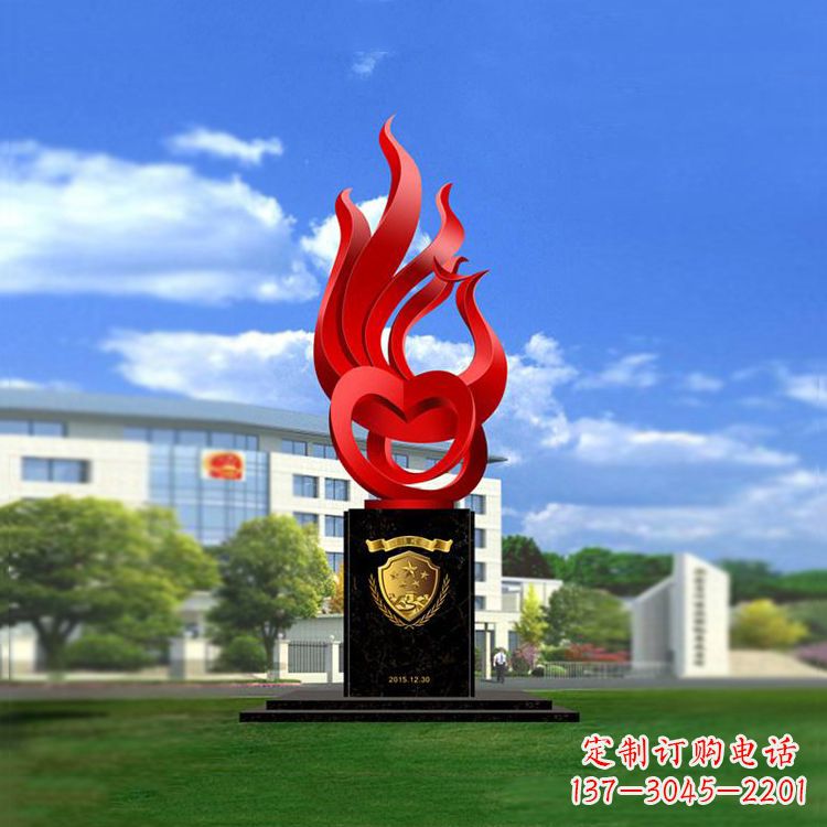 沈阳精致凤凰不锈钢雕塑