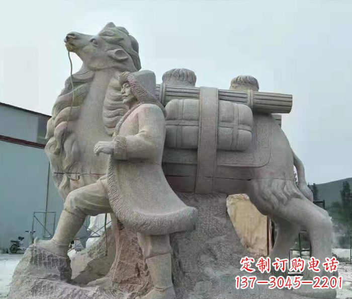 沈阳精致精美的大理石骆驼石雕