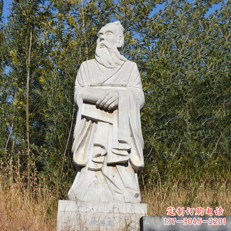 沈阳以司马迁石雕塑展现古代名人