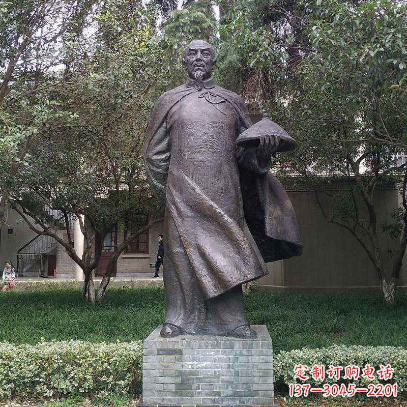 沈阳传承晚清民族英雄林则徐精铸雕塑