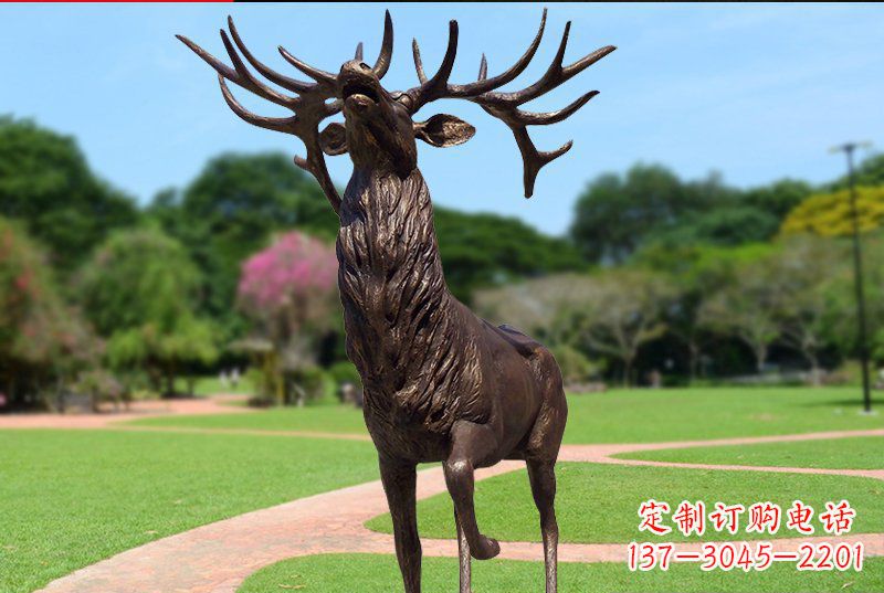 沈阳梅花鹿铜雕制作