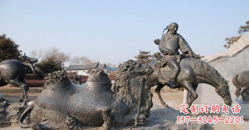沈阳精致古典 骑马雕塑