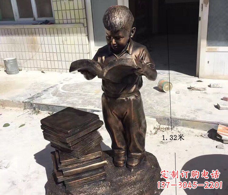 沈阳杰出的小孩铜雕