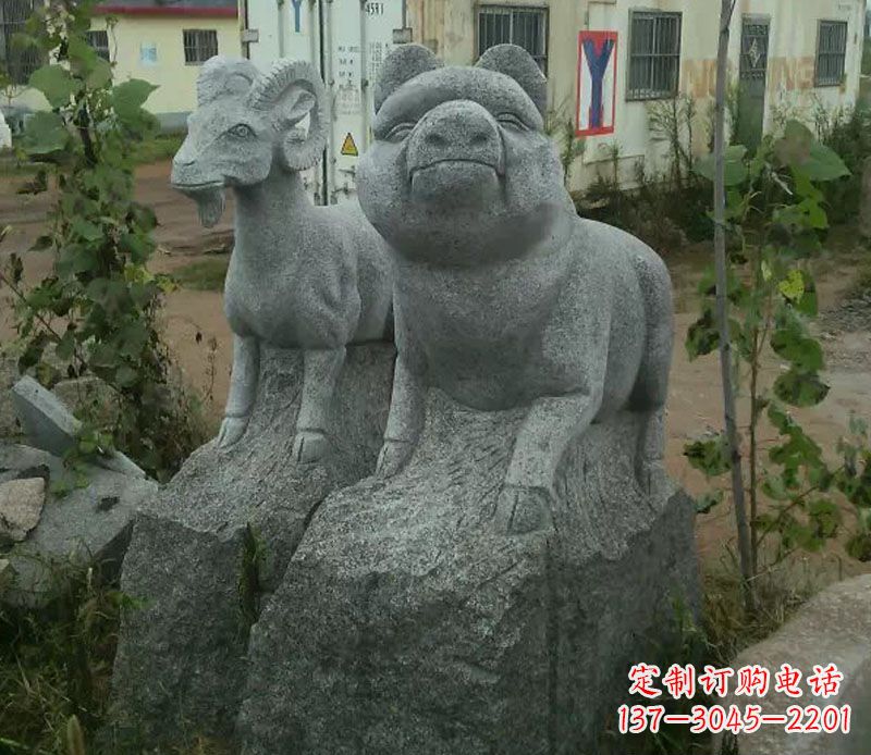 沈阳优质动物猪石雕