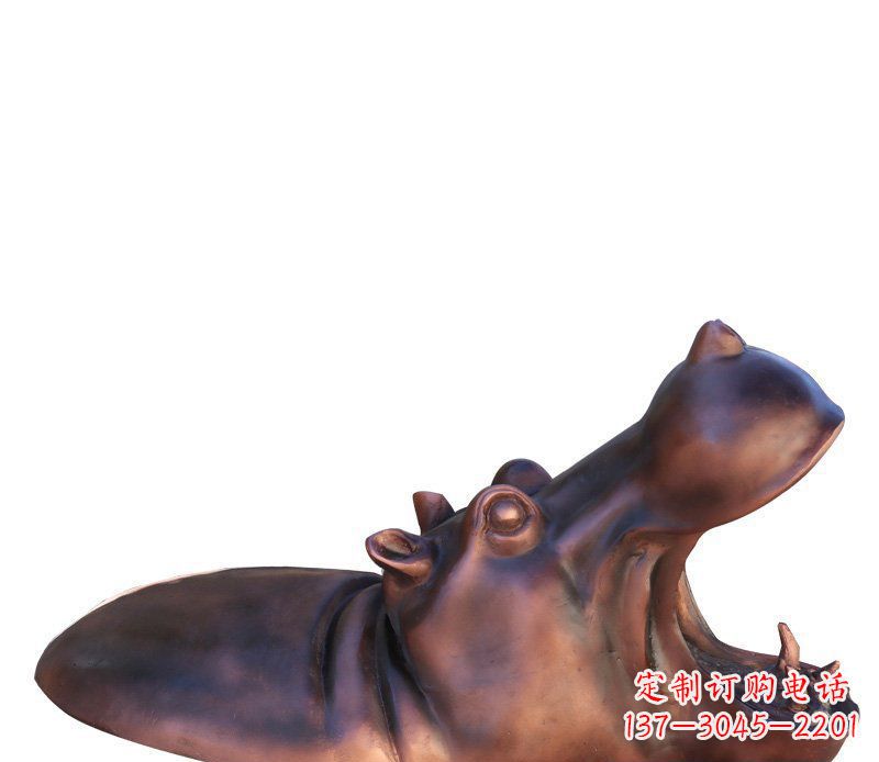 沈阳产品名称铜质河马雕塑