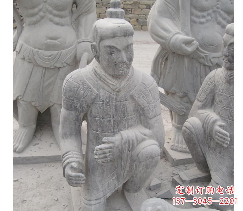 沈阳古代兵马俑石雕