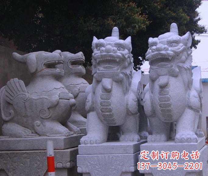 沈阳古典独角兽石雕