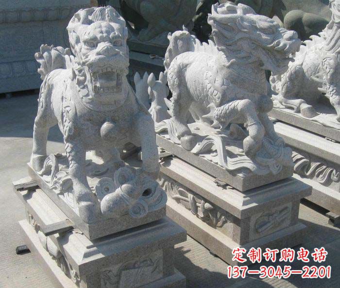 沈阳优质古代神兽麒麟石雕