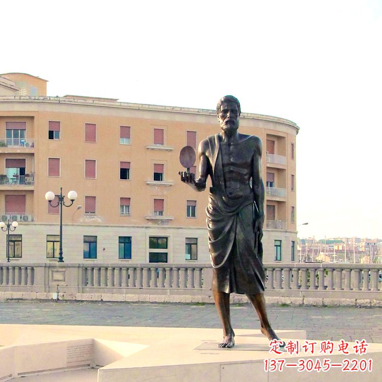 沈阳中领雕塑阿基米德经典雕塑,历久弥新!