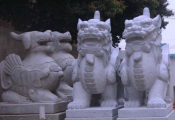 沈阳古典独角兽石雕