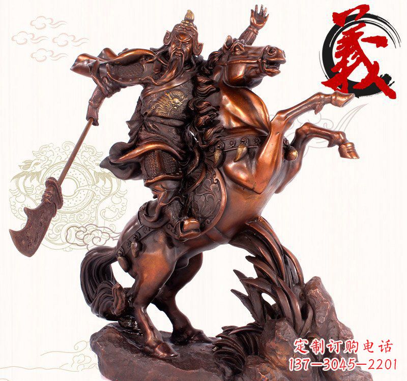沈阳中领雕塑:脱胎于古代传奇的关公铜雕