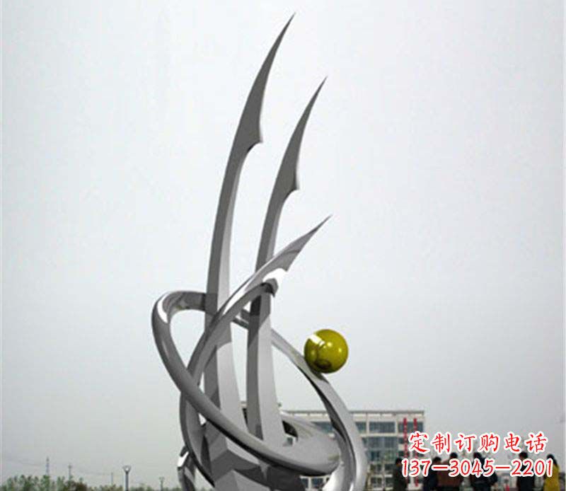 沈阳不锈钢帆船抽象雕塑
