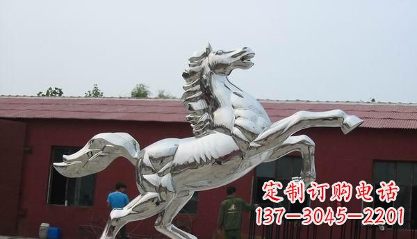 沈阳中领雕塑-不锈钢动物雕塑