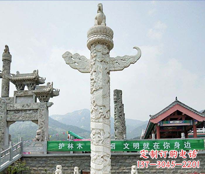 沈阳广场景观大理石华表石雕