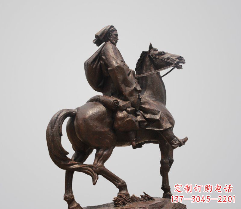 沈阳典雅欧式骑马人雕塑