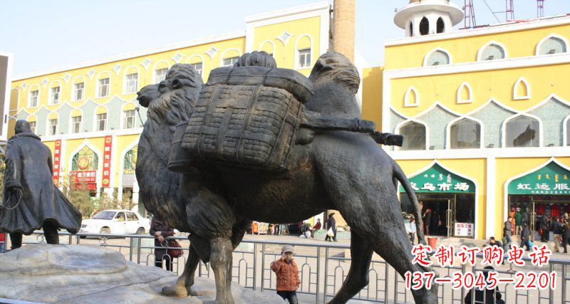 沈阳大型真实骆驼雕塑，装点你的家和广场！