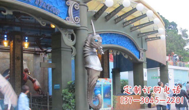 沈阳海马铜雕,一流的马雕塑制作