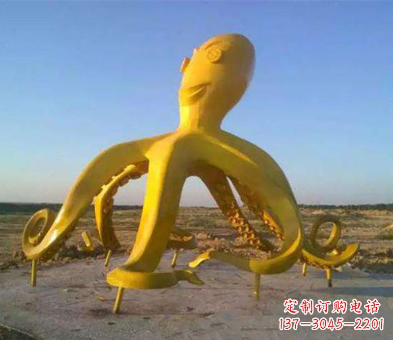 沈阳新颖别致的章鱼雕塑