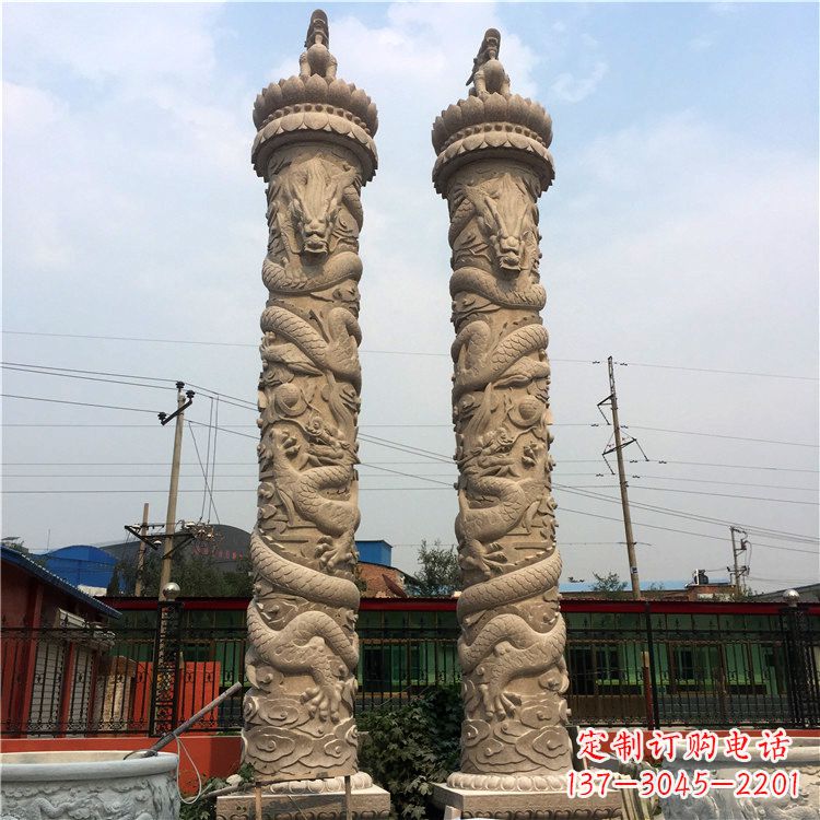 沈阳华表盘龙柱