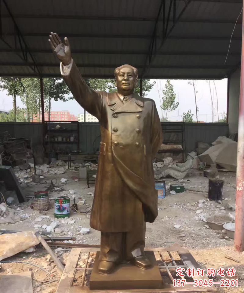 沈阳享领雕塑——挥手毛主席人物雕塑