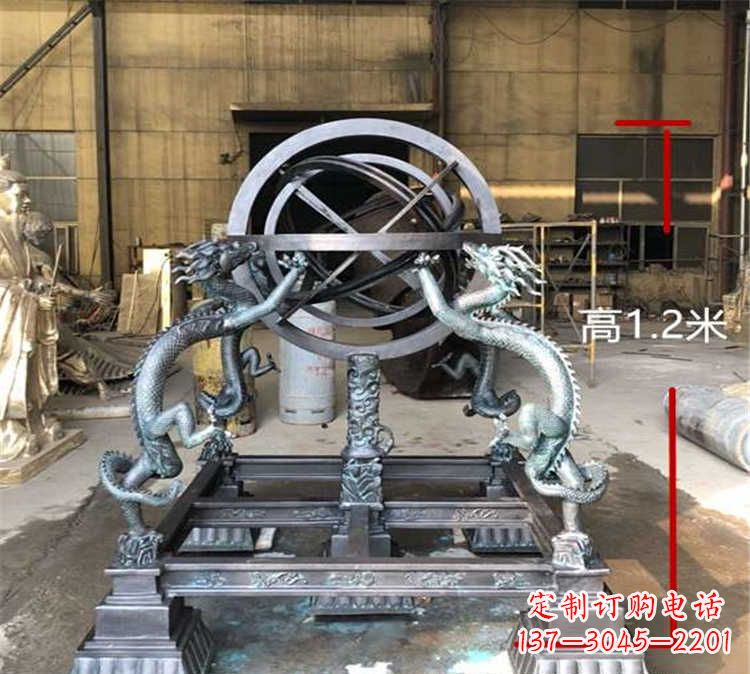 沈阳浑天仪古代仪器校园景观雕塑