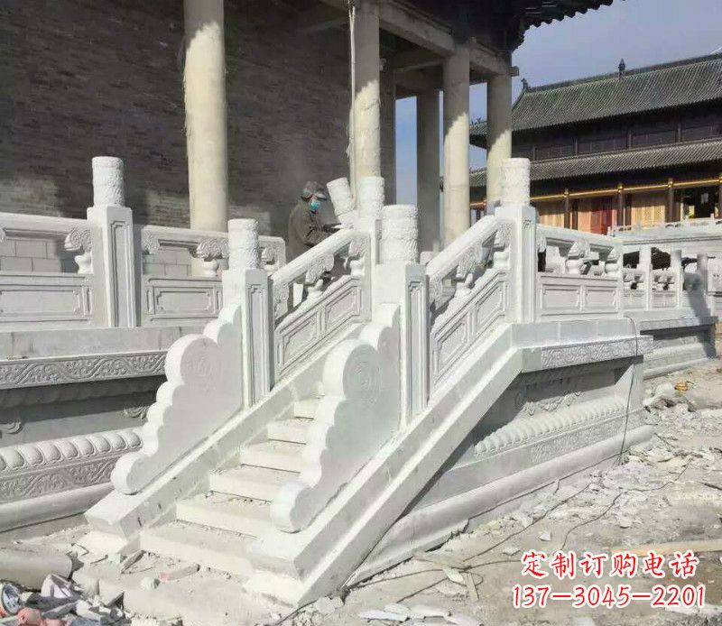 沈阳景区大理石栏板石雕 (11)
