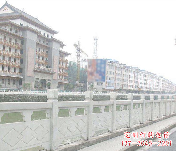 沈阳流光溢彩的大理石栏板石雕