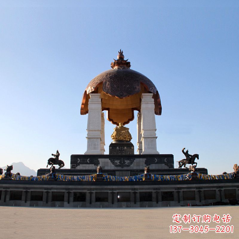 沈阳中领雕塑——成吉思汗景观雕像