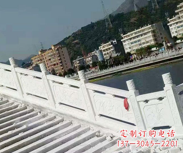 沈阳山东汉白玉栏板石雕