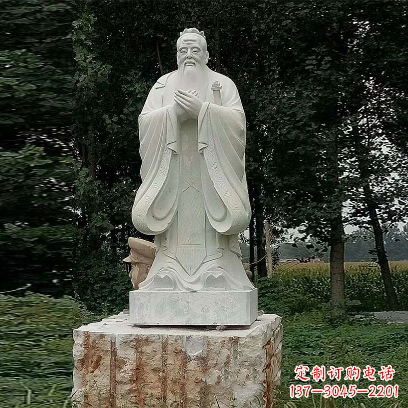 沈阳孔子石雕