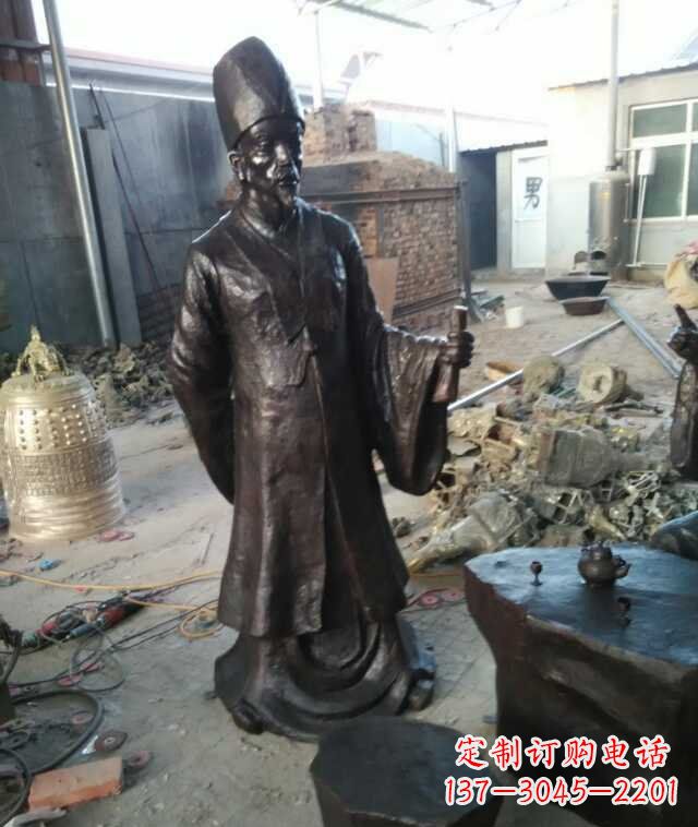 沈阳李时珍古代名医铜雕