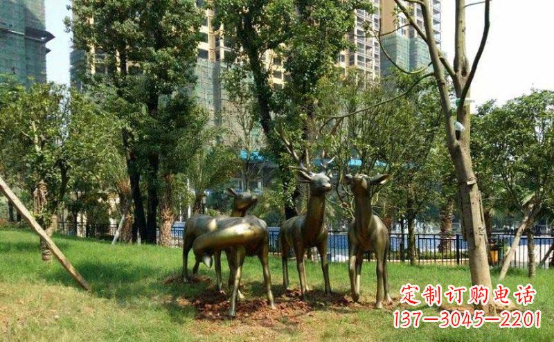 沈阳青铜雕刻的梅花鹿,给您的生活带来另一种美感