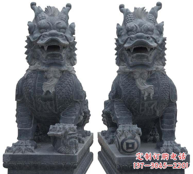 沈阳门口麒麟古代神兽石雕