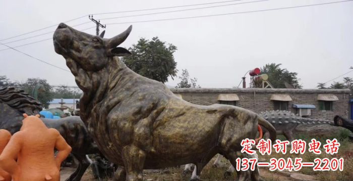 沈阳牛动物铜雕