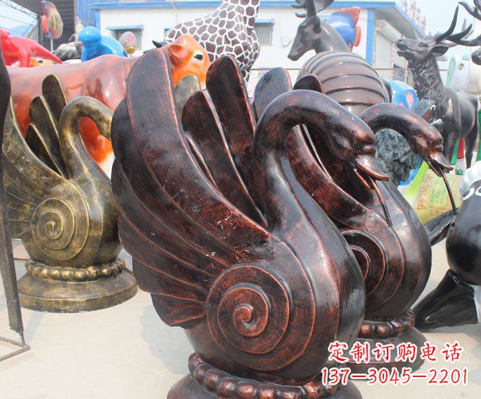 沈阳以无与伦比的艺术品呈现——中领雕塑天鹅雕塑