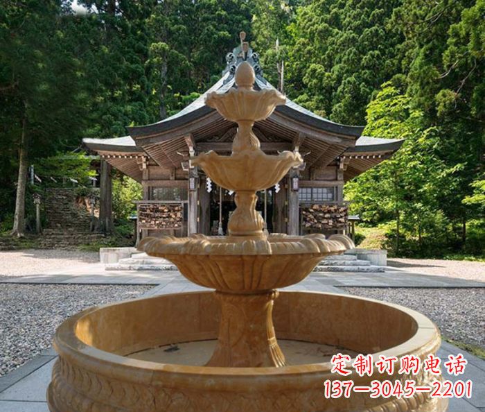 沈阳三层喷泉公园石雕