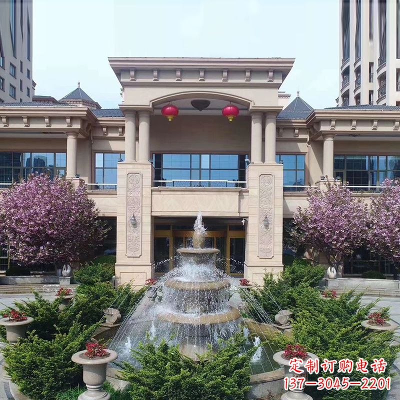 沈阳三层石喷泉雕塑