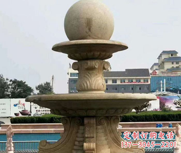 沈阳砂岩大型喷泉石雕 (2)