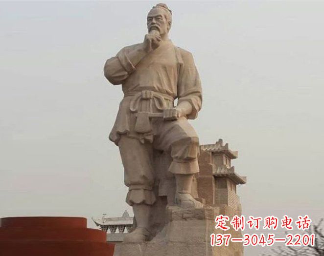 沈阳重拾古代风采，中领雕塑打造高贵的鲁班雕塑