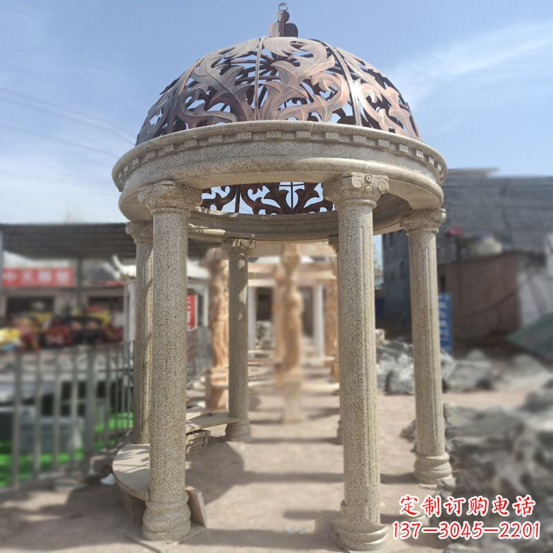 沈阳中领雕塑提供精美欧式凉亭雕塑定制服务,其…