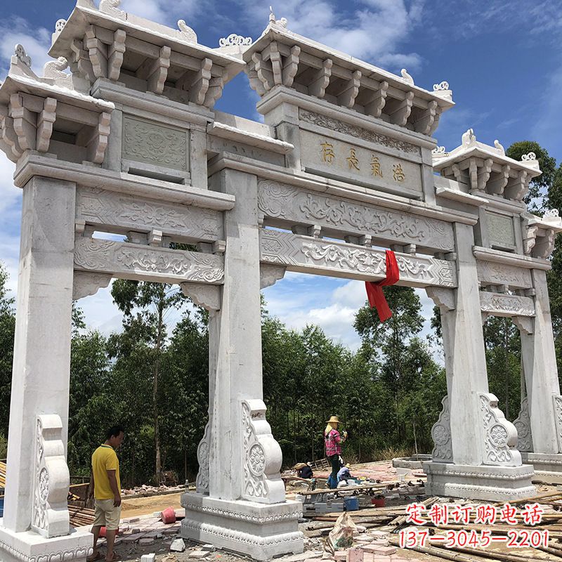 沈阳石雕牌坊陵墓雕塑，让你的家族历史永载史册