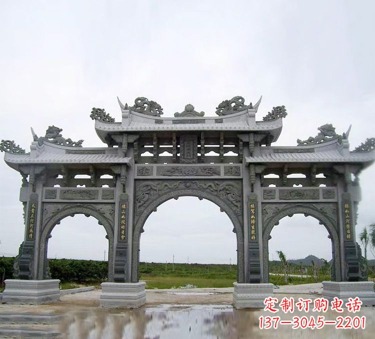 沈阳石牌坊 楼